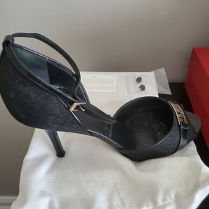 Dior peep toe sandals.